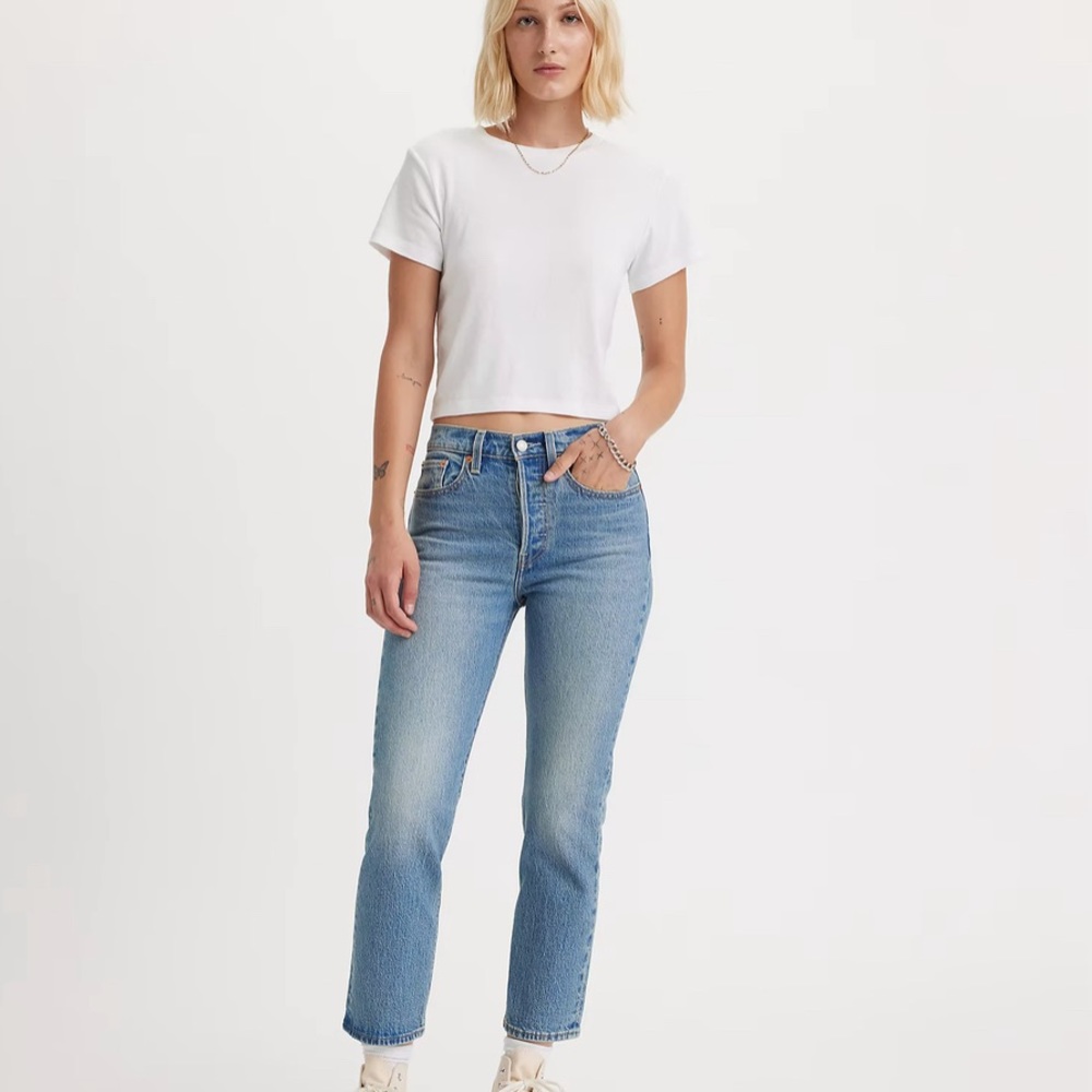 Levi’s High Rise Wedgie Straight Button Fly Jeans Size 30